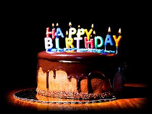 Gateau anniversaire